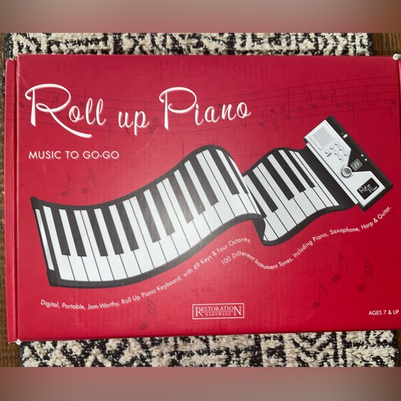 Restoration Hardware Roll up Piano - Picture 1 of 3